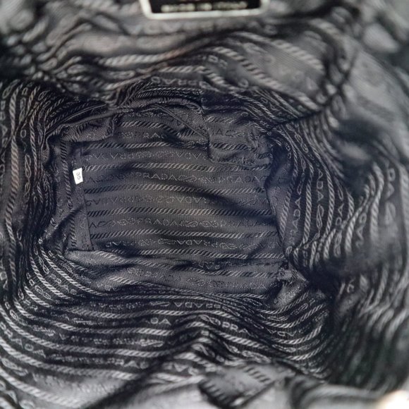 Vintage Prada Mini Backpack Nylon Black - Picture 11 of 13